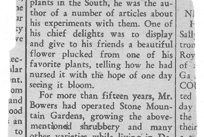 Obituary for William Edgar Bowers, Sr., the poet’s  father (March, 1953).